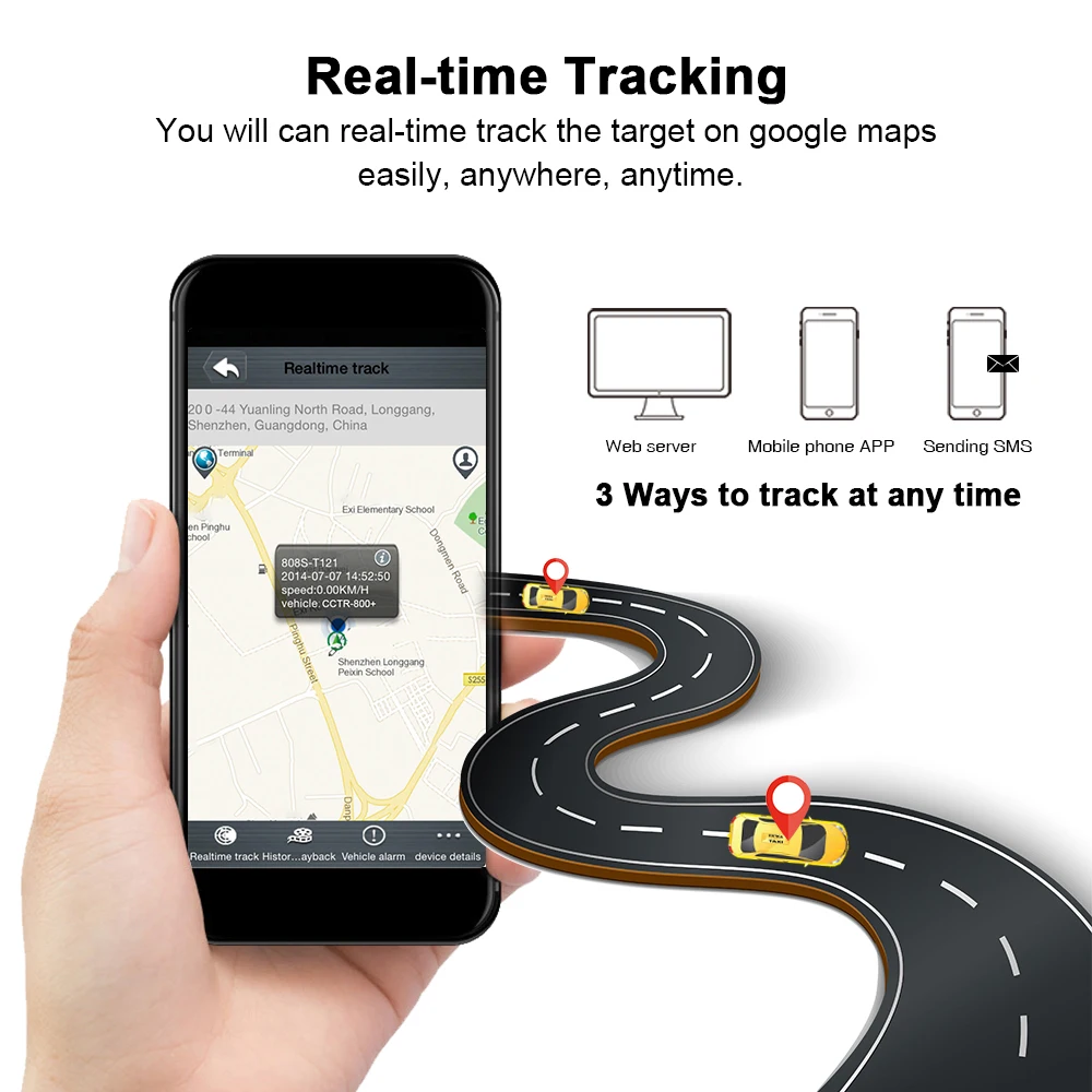 3G Tracker GPS Vehicle Car CCTR-800G Long Standby Time Tracking Locator Waterproof RealTime Global Use Strong Magnet | Автомобили и