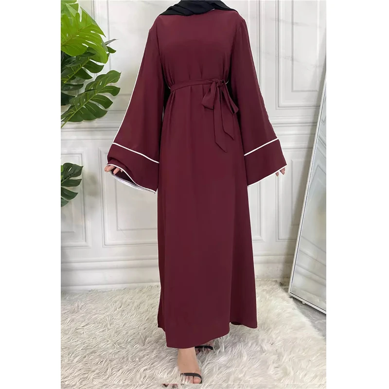 Abaya Дубай, Турция исламский мусульманский арабский длинный хиджаб платье кафтан халат djdjellaba Femme Abaya s для женщин Caftan Marocain