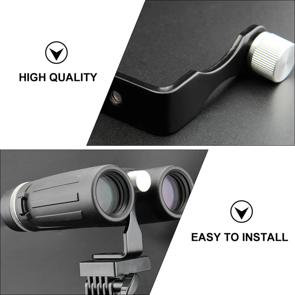 

Binocular Tripod Adapter Metal Tripod Mount L-shaped Tripod Bracket Supply