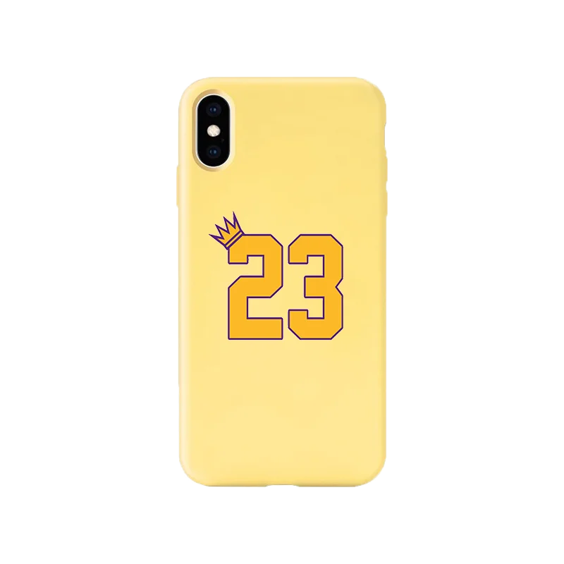LeBron king James 23 Лос-Анжелес мягкий чехол для телефона из ТПУ чехол для iPhone11 pro 5 5S se 6 6s X Xs XR MAX 7 8 plus - Цвет: Y-2291