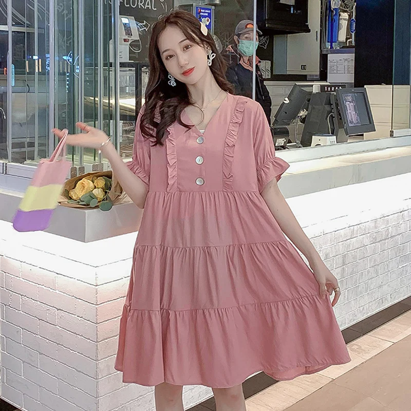 Новинка лета 2021 платье Фея леди супер фея Мори стиль средней длины большой размер