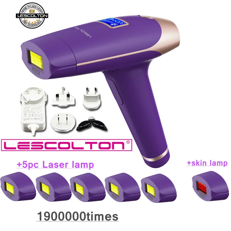 Фабричный IPL эпилятор lescolton 1600000 раз 6 в 1 5 лазерный для удаления волос прибор с ЖК