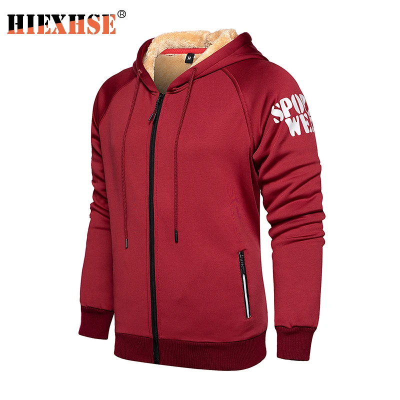 

Толстовка мужская, на флисе, однотонная, повседневная, весна-осень, 2020