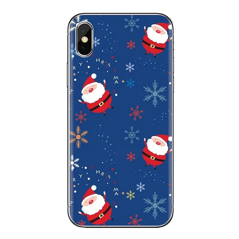 Рождественский Санта-Клаус для Xiao mi 6 A1 Max x 2 5X 6X Red Note 5 5A 4X 4A A4 4 3 Plus Pro мягкие