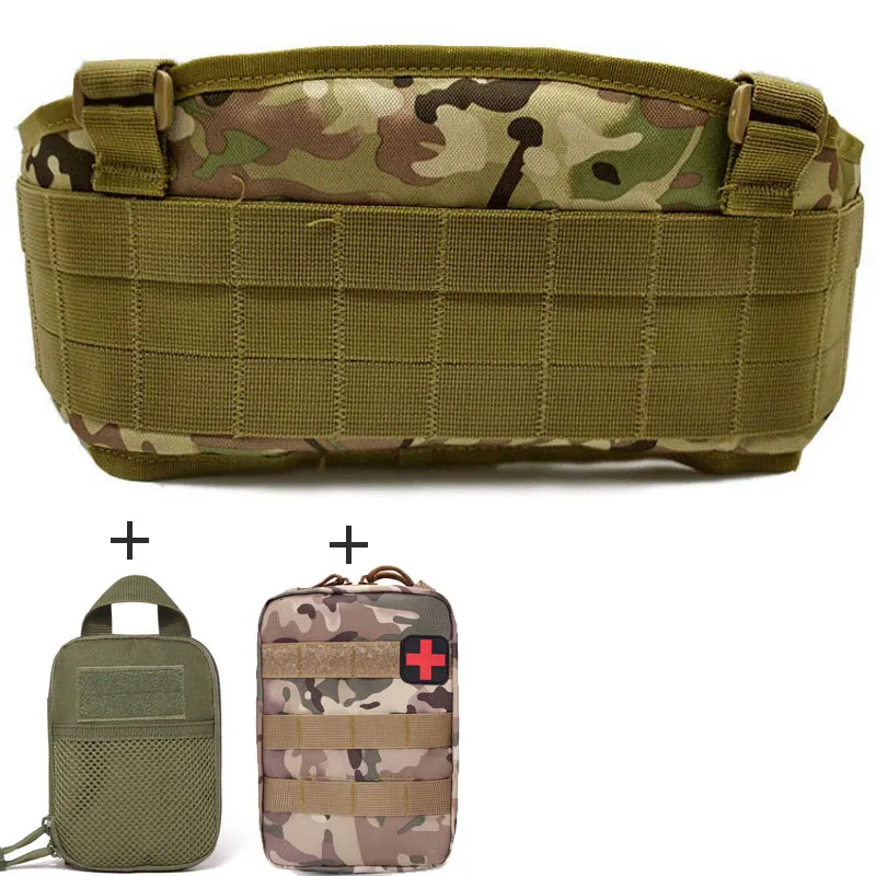 CP 3 Тактический ремень Molle военный ремень 1000d нейлоновый ремень мужской охотничий удобный Боевой страйкбол Мягкий регулируемый ремень Pasek - Цвет: CP 3