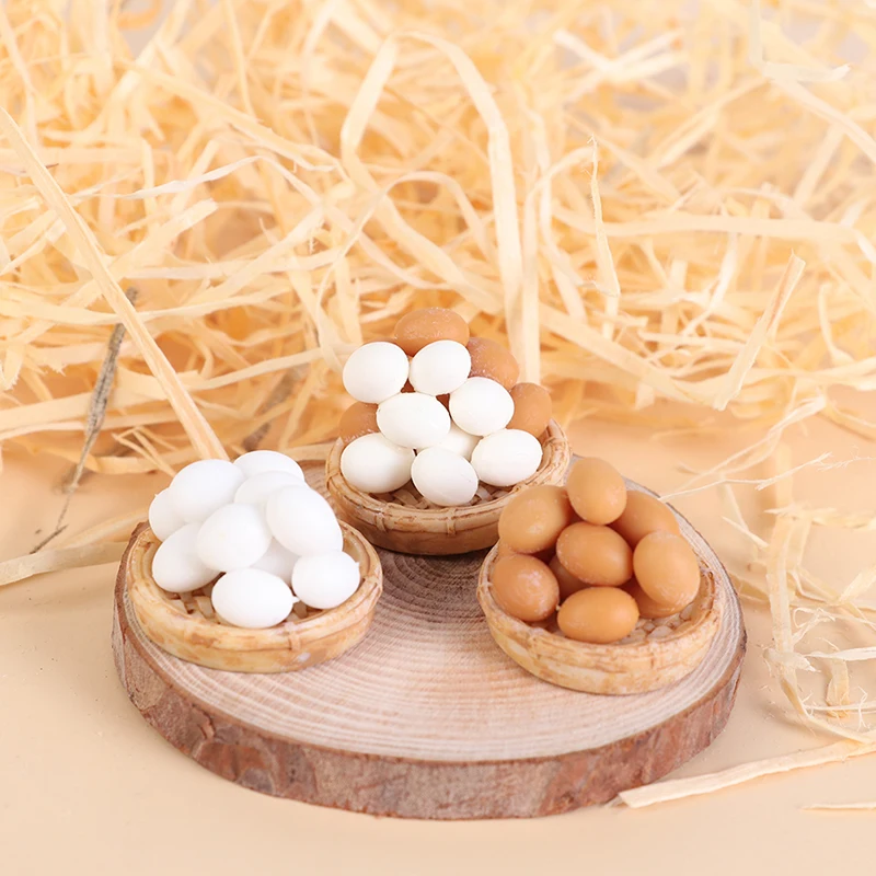 Миниатюрный Кукольный домик в масштабе 1:12 мини яйцо с лотками для яиц модель