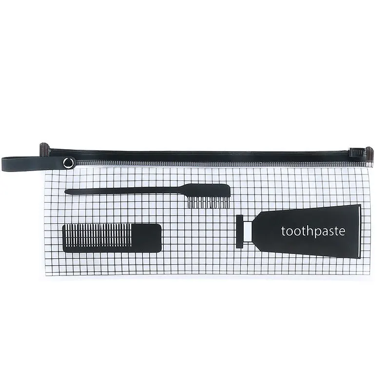

Women's Small Cosmetic Bags Tranparent Zipper Women Men Travel Toiletry Toothbrush Case PVC Makeup Bag Pencil Bag Organizer Case