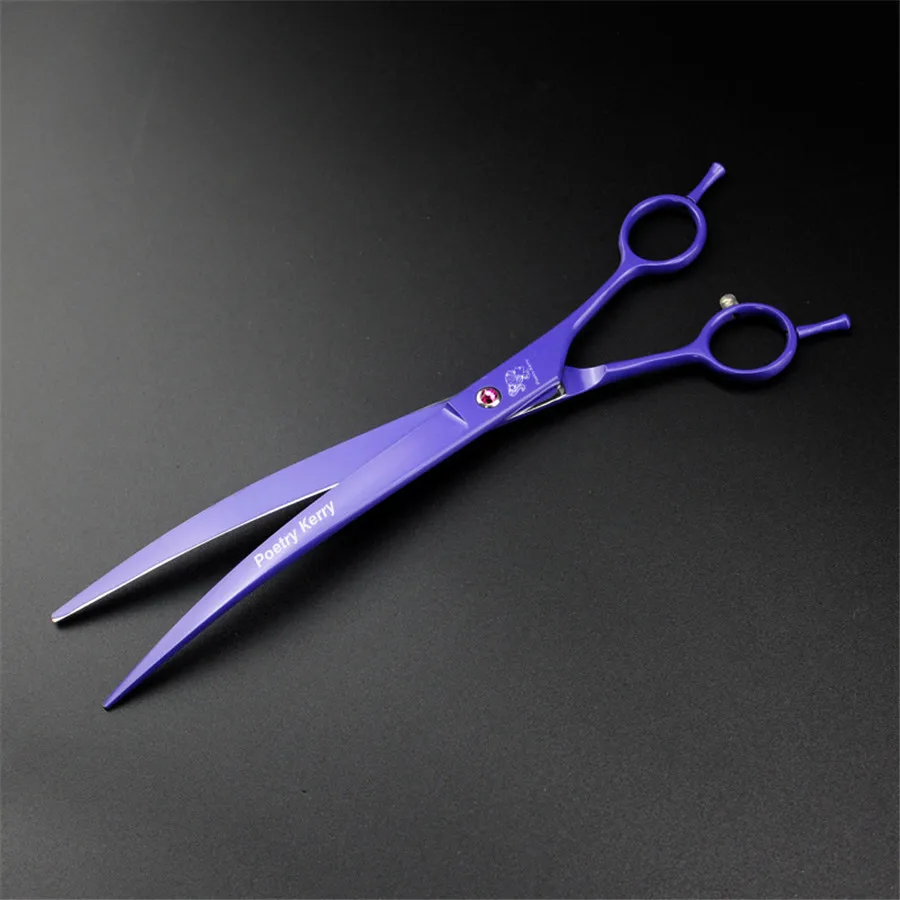 9 Inch Japan 440C Professional Pet Grooming Scissors Curved Blade For Cat Dog Shears Barber | Дом и сад