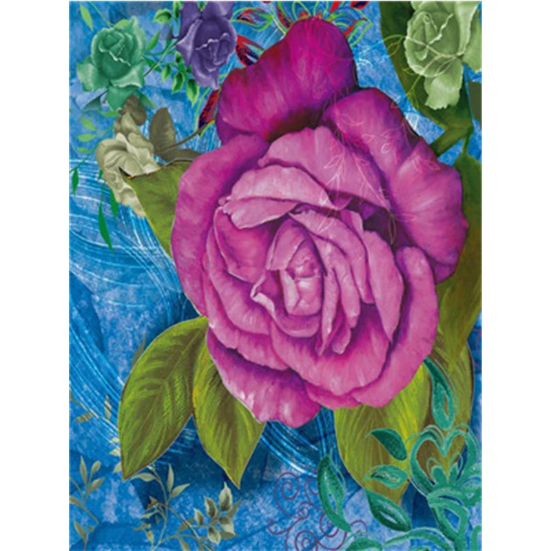 Краски по номерам Цветы Картина маслом на холсте картина полный набор DIY ручной