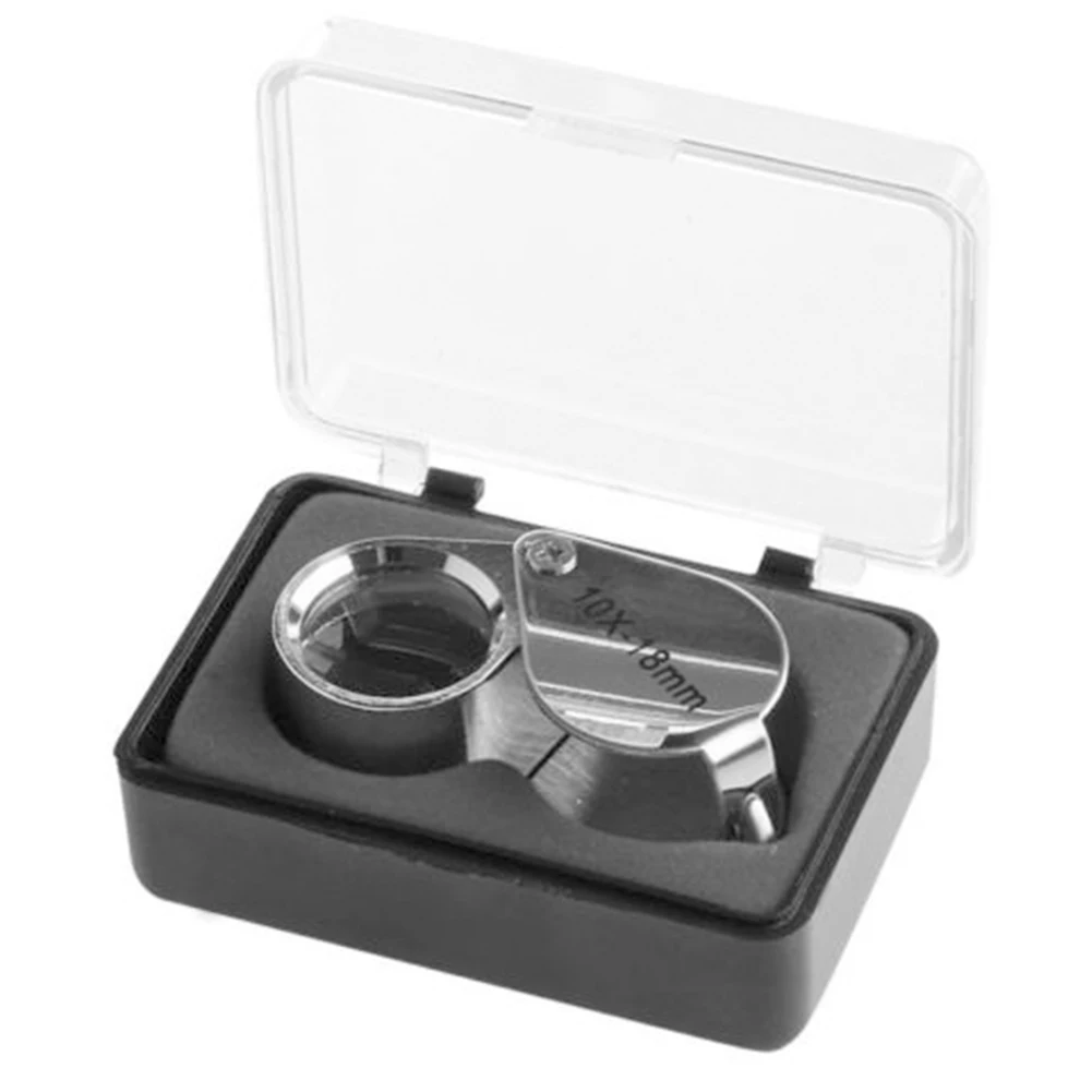 

Magnifier 20x 10x Portable Loupe Stamps Illuminated Magnifier Folding Magnifying Glass Jewelry Coins Antiques