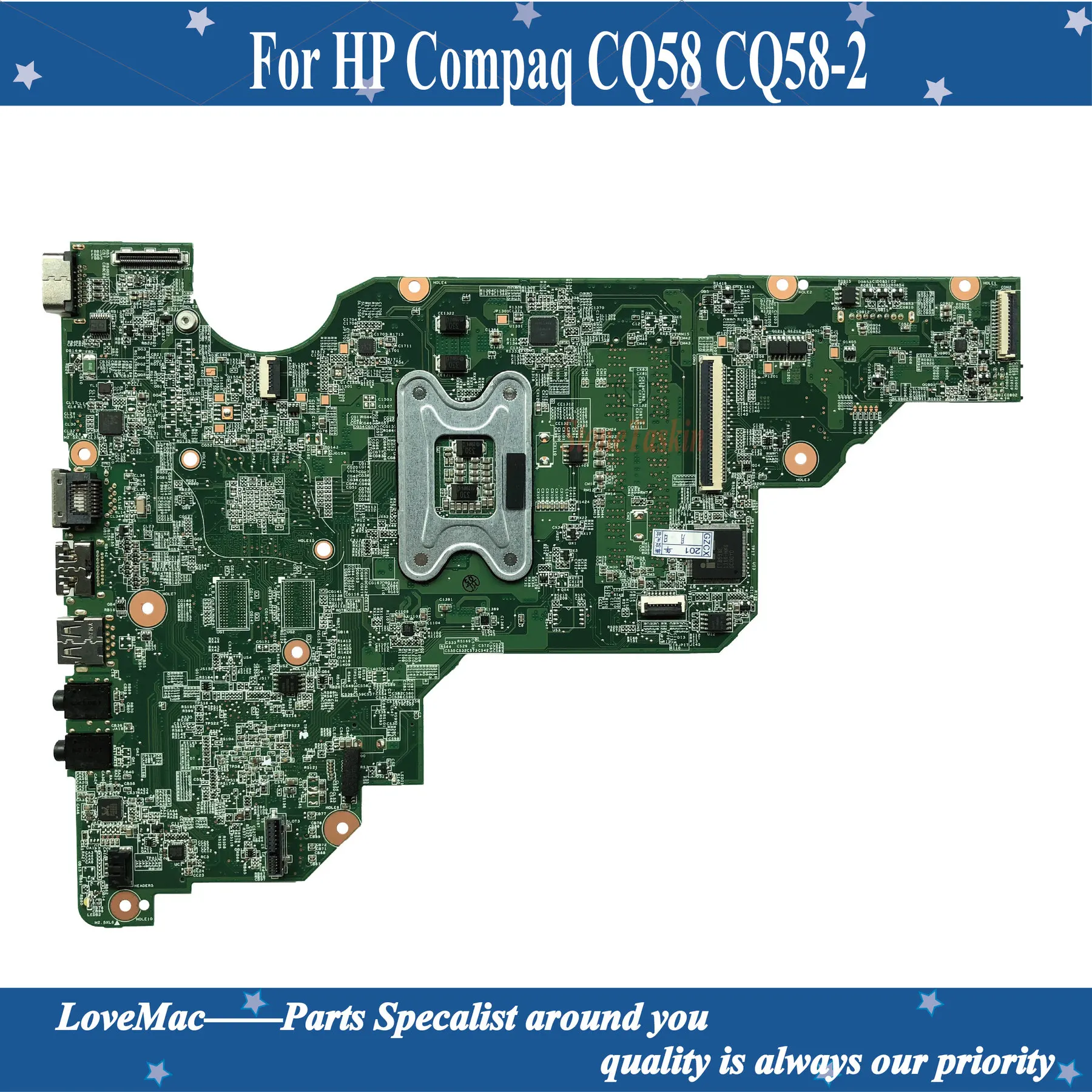 Высококачественный MB 686280-001 686280-501 для HP Compaq CQ58 CQ58-2 материнская плата ноутбука SLJ8F