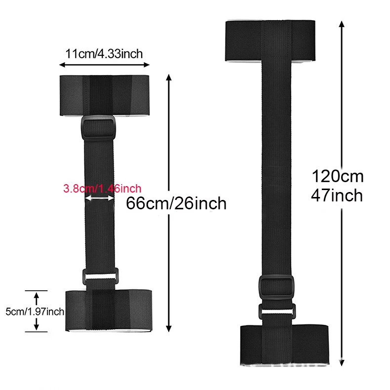 Ремешок для перевозки лыж по пересеченной местности ручной двойной ремешок