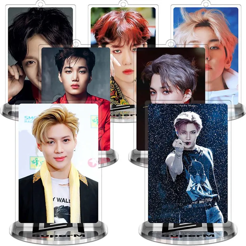 KPOP SuperM новый альбом для всех участников персональная акриловая подставка экшн