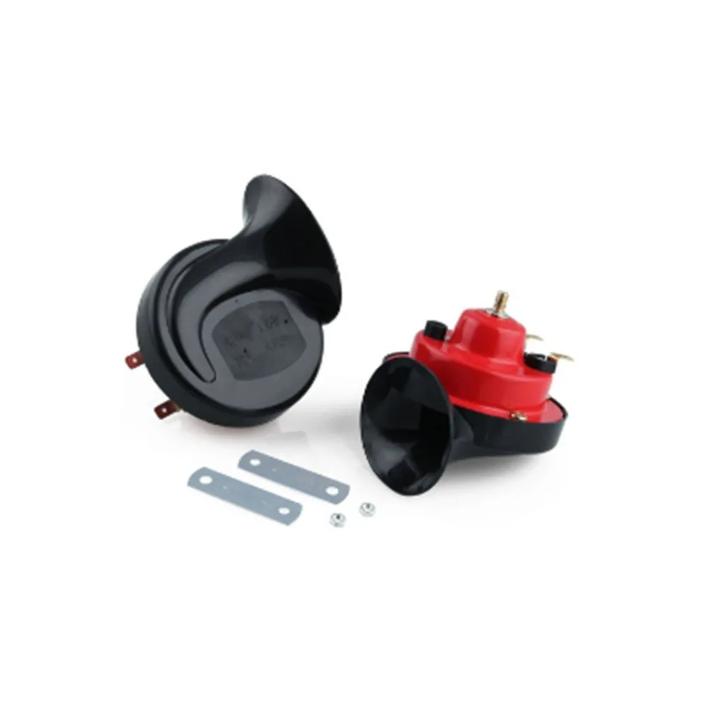 12v Snail Electric Horn High And Low Double Sound 60b Whistle Car Horn Speaker Modified Motorcycle Horn Waterproof