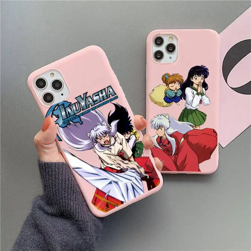 

Classic Comics Inuyasha Phone Case For IPhone 12 Pro Max 6 6s 7 8 Plus XS XR 12mini Se 22 Iphone 11 Pro Max Candy Case