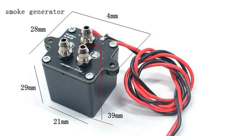 6V/7.4V Metal Smoke Generator Smoker for 6.0/6.0S/6.1S Henglong Tank Model Trailer Military Truck RC Car Battleship Modify Parts | Игрушки и