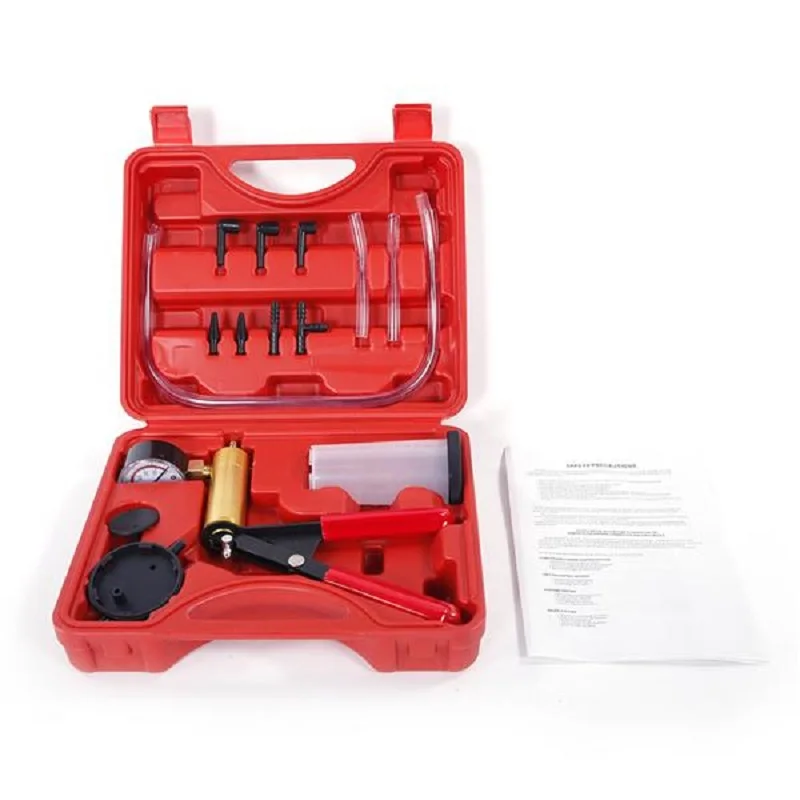 

Auto Maintenance Tools Manual Simple Vacuum Pump Red & Golden