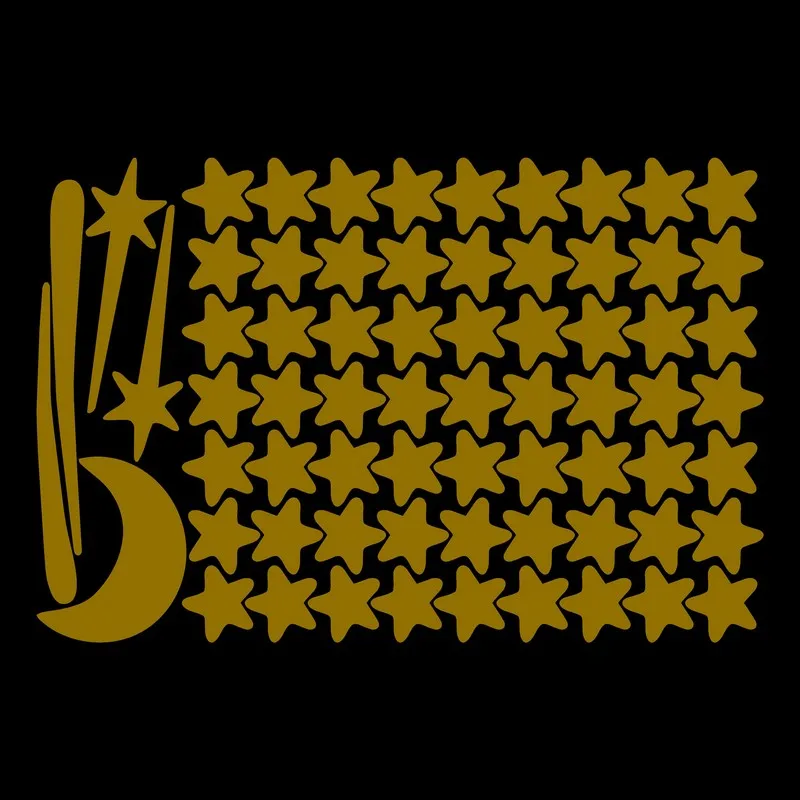 Светящиеся звезды наклейки на потолок/светящиеся наклейки/детские комнаты