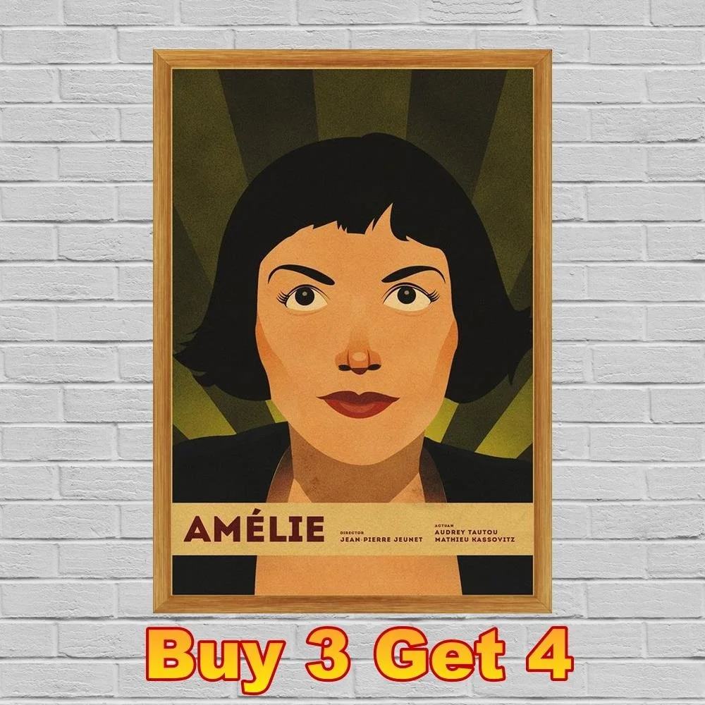 Классические ретро Стикеры для стен из крафт-бумаги Amelie