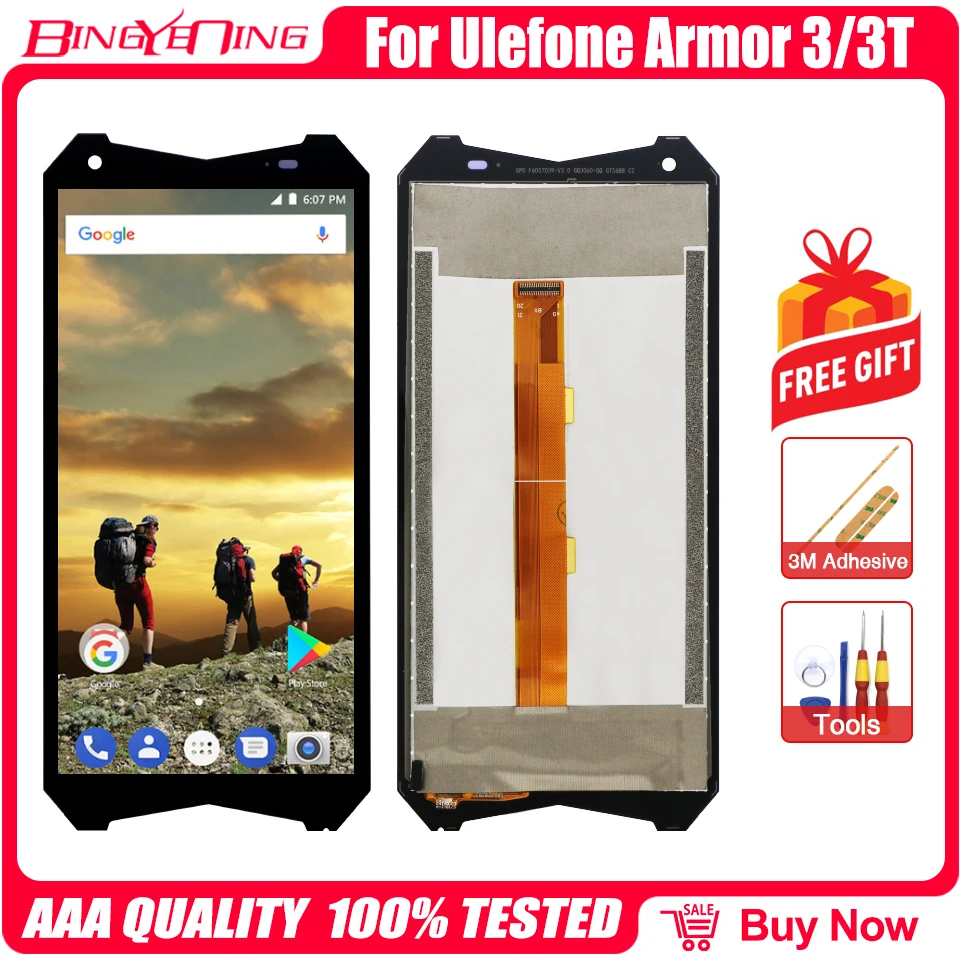 Модуль дигитайзера для Ulefone Armor 3 3T 3W 3WT ЖК дисплей и сенсорный экран замена