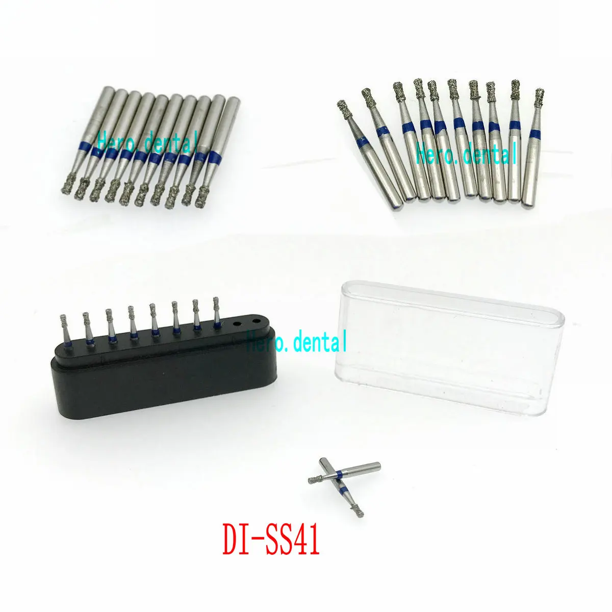 10 шт. алмазные Буры для высокоскоростного наконечника 1 6 мм|dental diamond burs|diamond bursdental |