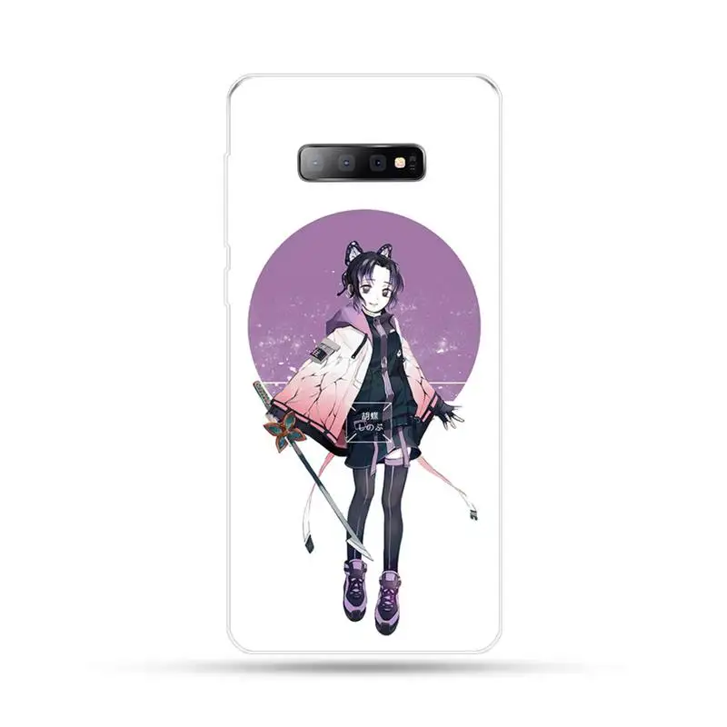 

Beautiful cute girl Nezuko Phone Case For Samsung Galaxy S5 S6 S7 S8 S9 S10 S10e S20 edge plus lite cover funda coque