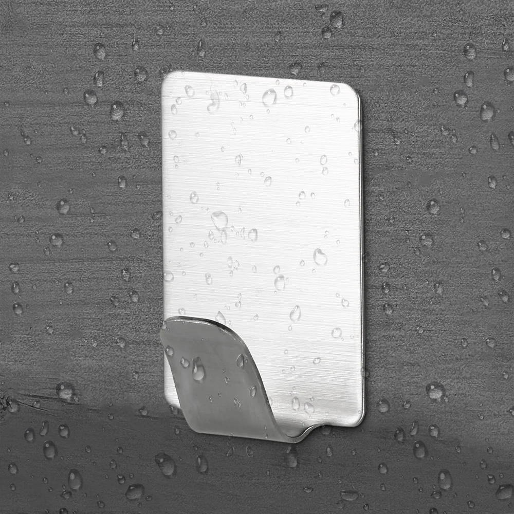 Горячая 8 шт клейкий крюк из нержавеющей стали крепкая настенная вешалка