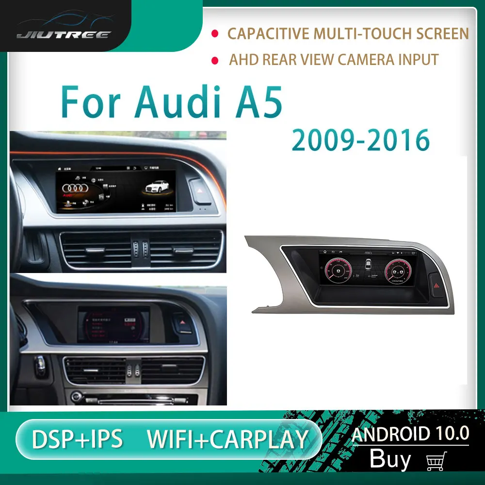 

Автомагнитола в стиле Android, стереоприемник для Audi A5 2009-2016, автоаудио, мультимедийный DVD-плеер, сенсорный экран, GPS-навигация, 2din
