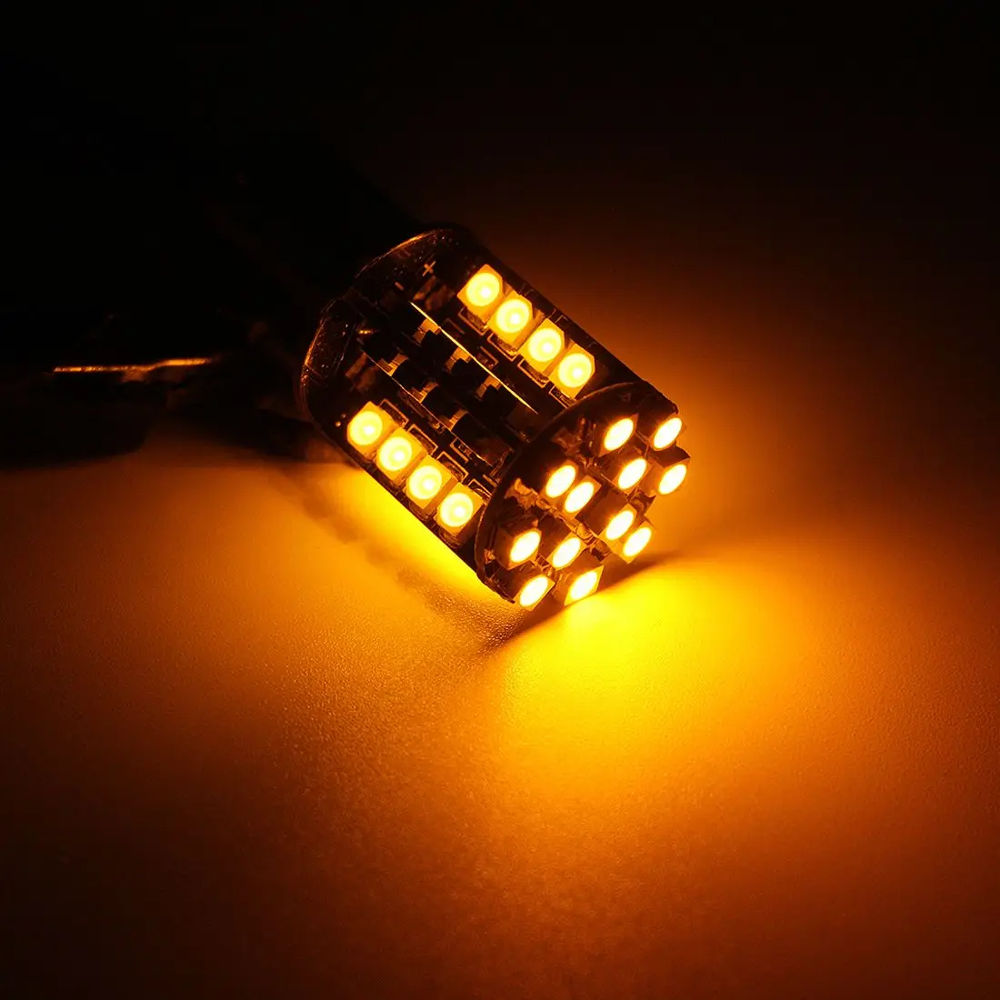 44 SMD LED canbus error free 581 BAU15S 1156 PY21W лампочки Индикатор Янтарный | Автомобили и мотоциклы