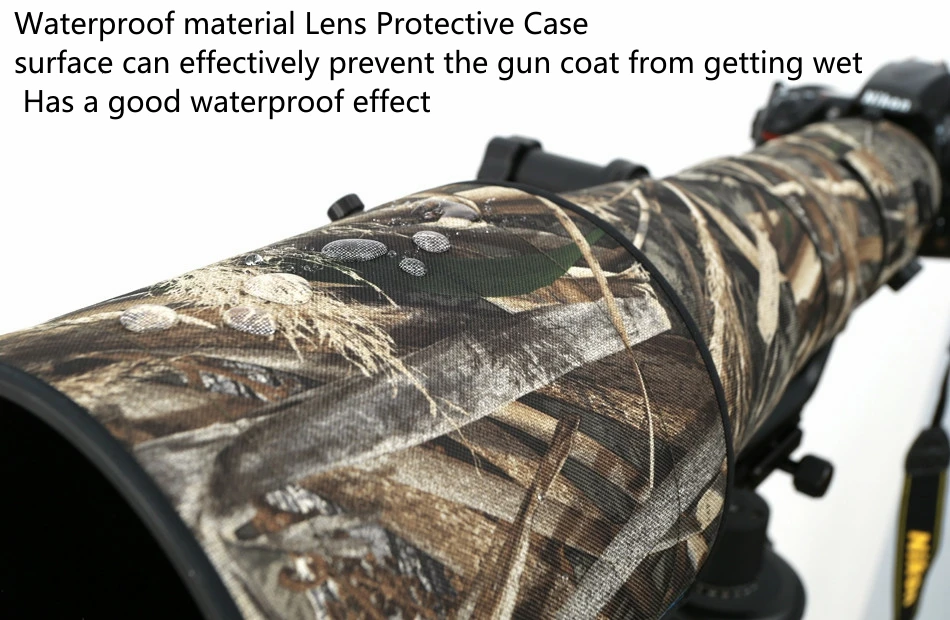 Камуфляжный чехол для объектива ROLANPRO камуфляжный от дождя Nikon AF-S 400 мм F/2.8E FL ED VR |