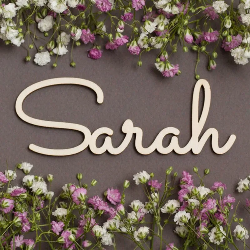 Акриловая индивидуальная детская табличка с именем розовое золото зеркало