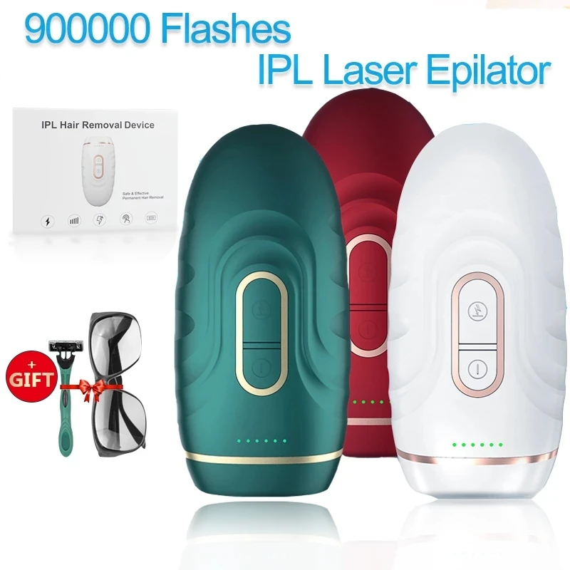 

IPL 900000 Flash Permanent IPL Epilator Laser Hair Removal Electric Painless Threading Whole Body Hair Remover