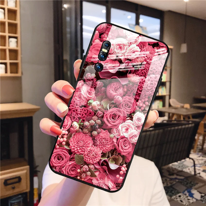 

Hard Phone Case For Vivo X27 Case Tempered Glass Painted Bumper For Vivo X27 Pro Shockproof Fundas X27pro X 27 Pro Luxury Coques