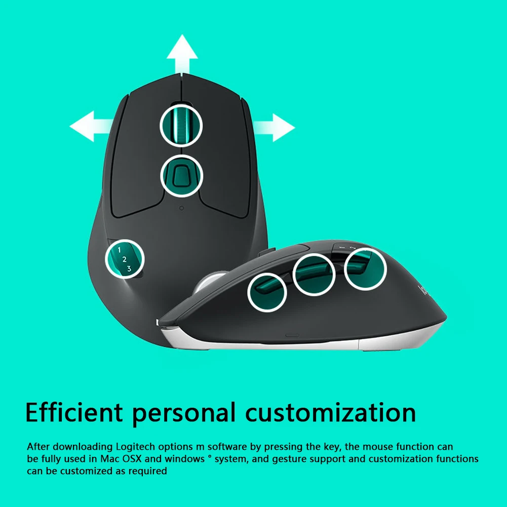 Мышь Logitech M720 Беспроводная игровая 8 кнопок | Компьютеры и офис