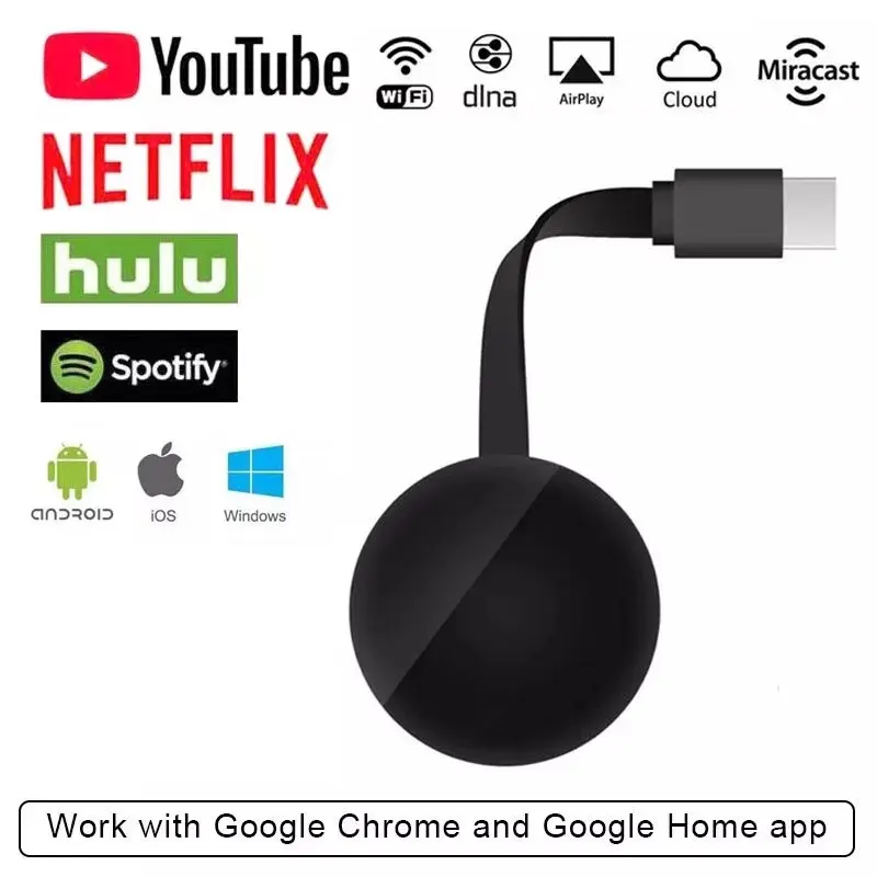 ТВ палка 5G Wi Fi 1080P G7S Дисплей приемник для зеркала Экран mirascreen Miracast ключ Ios и