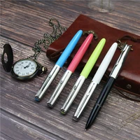nostalgic old style fountain pen plastic ink pen school office writing supplies multiple colors to choose from