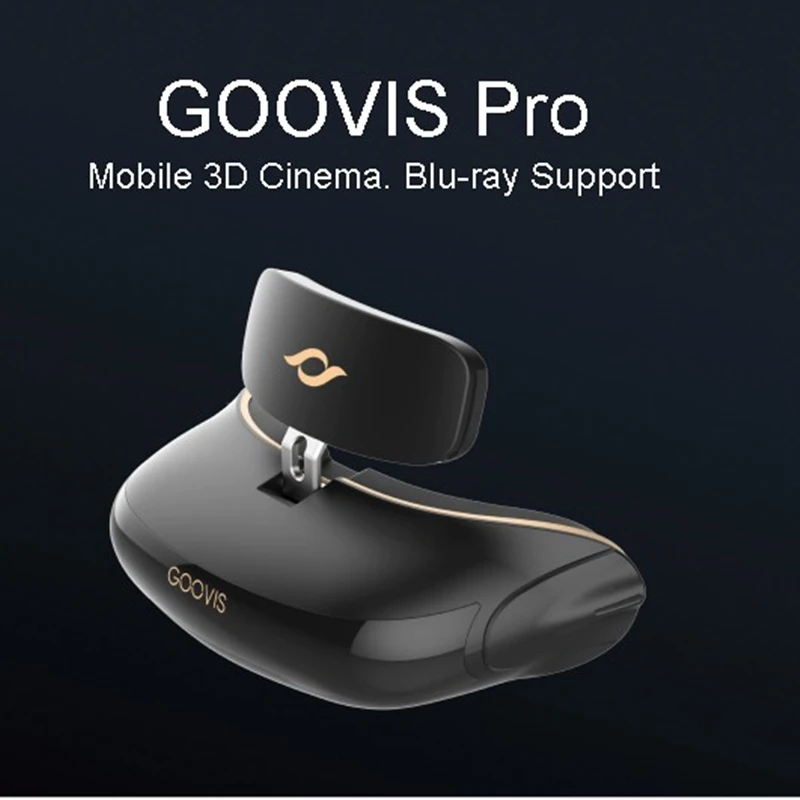 3D очки виртуальной реальности GOOVIS Pro гарнитура 3d с поддержкой 4K Blu Ray