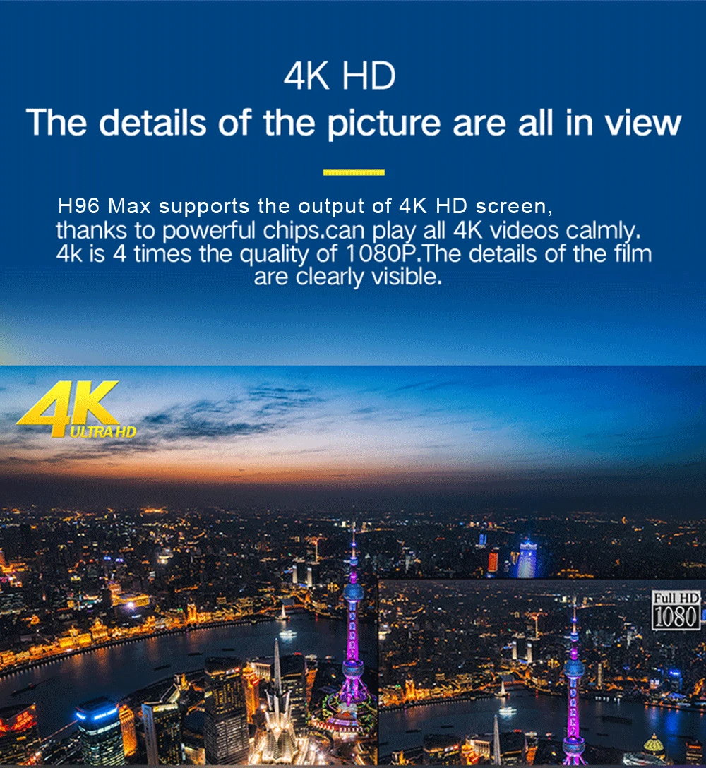 H96 MAX + телеприставка Android 9 0 4 Гб ram 64 ГБ 32 H.265 4K HDMI 2.0a 2 4G/5G WiFi 3D Netflix YouTube проигрыватель