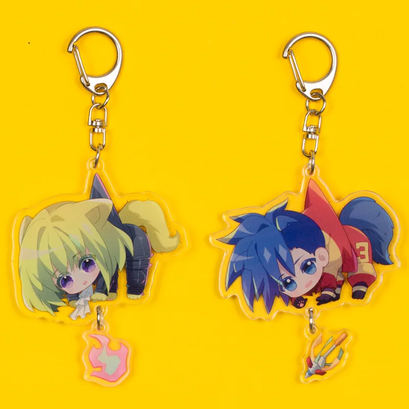 

PROMARE Acrylic Keychain Badge Cartoon Cosplay Key Chain Pendant Props Accessories