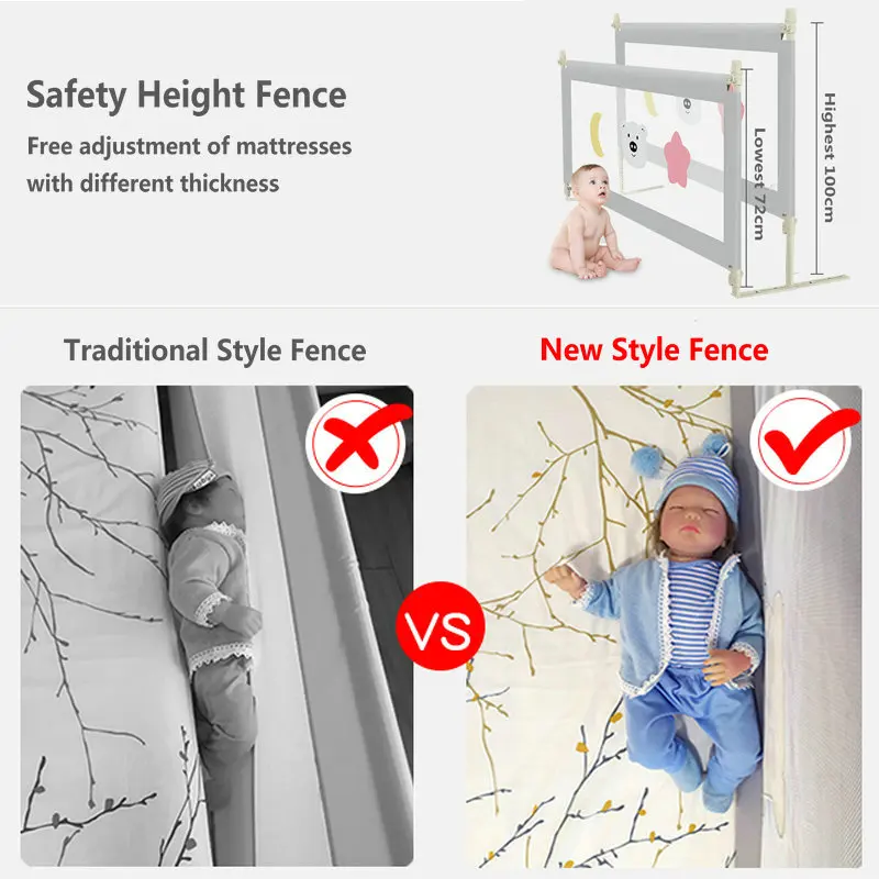 Ограждение для кроватки 2 м защитные ворота детской ограждение манеж | Мать и