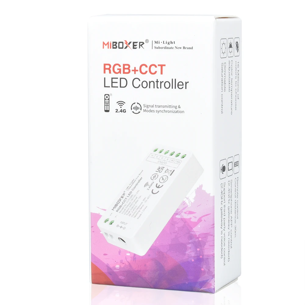 Новейший мини-контроллер 2 4G RGB + CCT FUT039S с дистанционным WIFI для светодиодной ленты