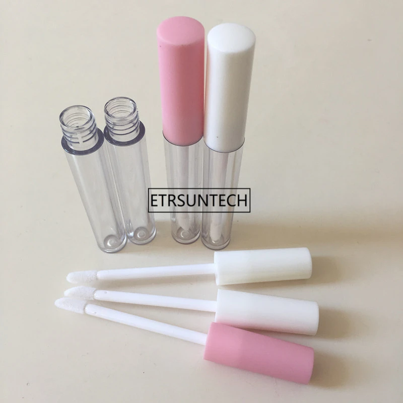 Пустой элегантный прозрачный матовый контейнер для губ пухлая туба блеска F2134 |