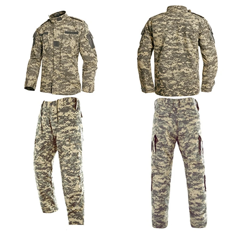 Camouflage set1 9 видов цветов, Мужская армейская Военная униформа, тактическая спецназа, Боевая камуфляжная одежда для солдат США, комплект штанов для мужчин, униформа - Цвет: Camouflage set1