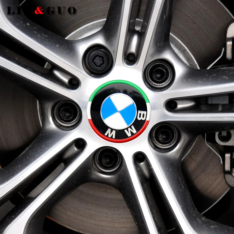 Декоративные Стикеры для центра колеса 4 шт. M3 M5 E36 E46 E60 E90 E92 BMW X1 F48 X3 X5 X6 аксессуары