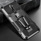 Противоударный армированный чехол с зажимом для ремня для Oppo A9 A5 2020 A11x, военный чехол прочная защита