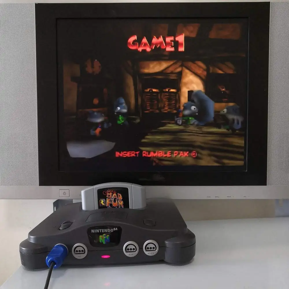 Игровая картридж Консоль Nintendo 64 N64 версия для США видеоигр Bad Fur Day США| |