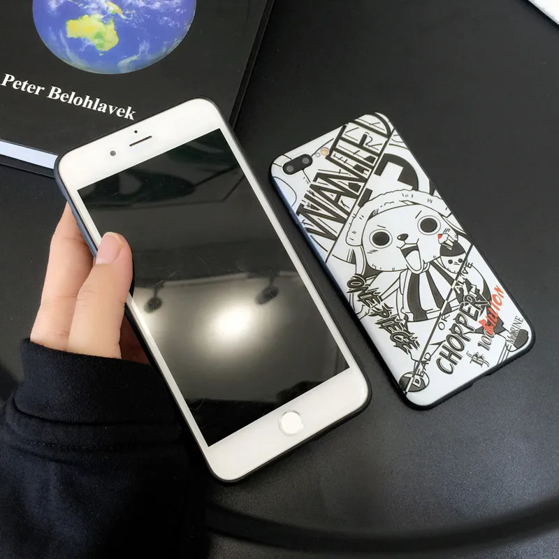 One piece Luffy Зоро Санджи 3D рельефный чехол для apple iphone 5 7 8 6 6s plus 11 pro x xs max xr Chopper Ace wanted