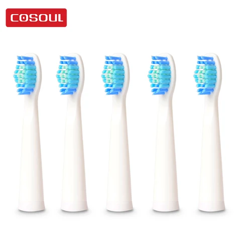 Насадки для электрической зубной щетки COSOUL, сменные головки для глубокой очистки, отбеливания, гигиены полости рта