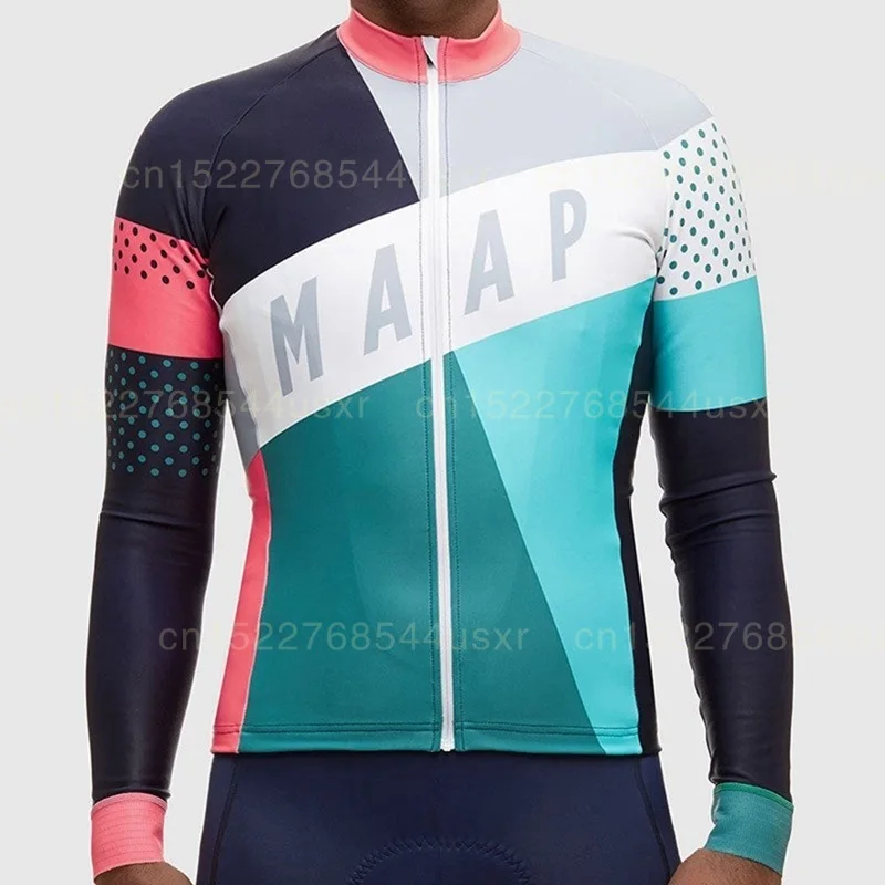 MAAP camisa de ciclismo M flag base LS велосипедная футболка с длинным рукавом весна 2019 MTB рубашка