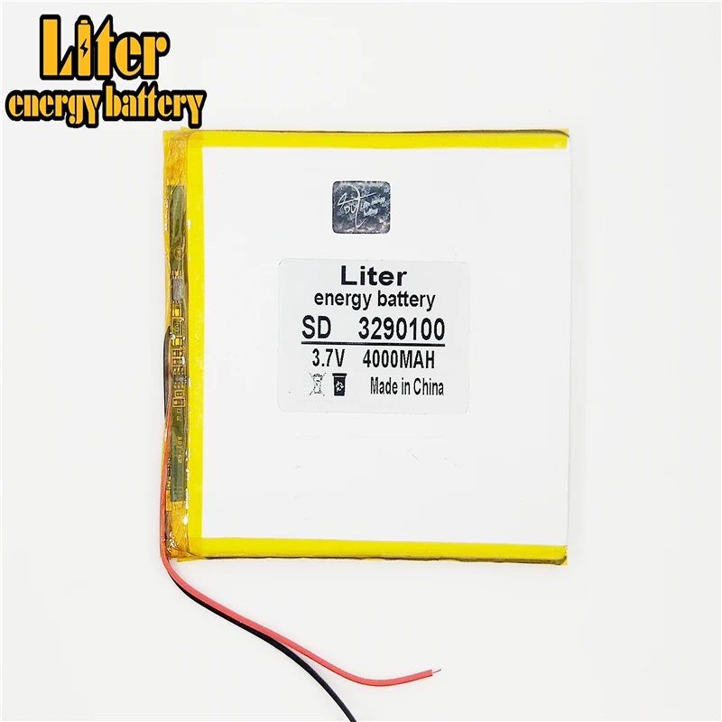 3 7 V 4000mAH 3290100 PLIB Полимерный литий ионный/литий ионный аккумулятор для GPS mp3 mp4 mp5 dvd